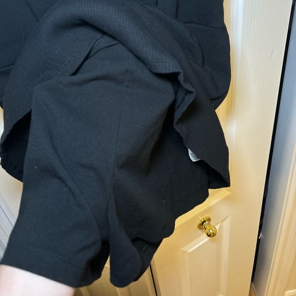 PINK Victoria's Secret - Black Ribbed Square Neck Mini Dress/Shorts/Romper - Picture 5 of 6